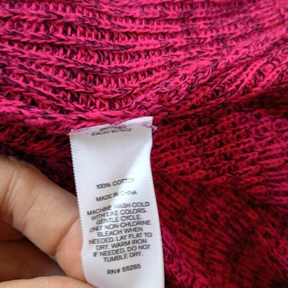 Express Oversized Slouchy Cotton Top M High Low Hem 31in Back Soft Minimalist - Picture 6 of 12